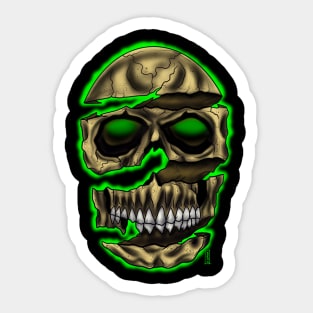 Mummy skull Sticker